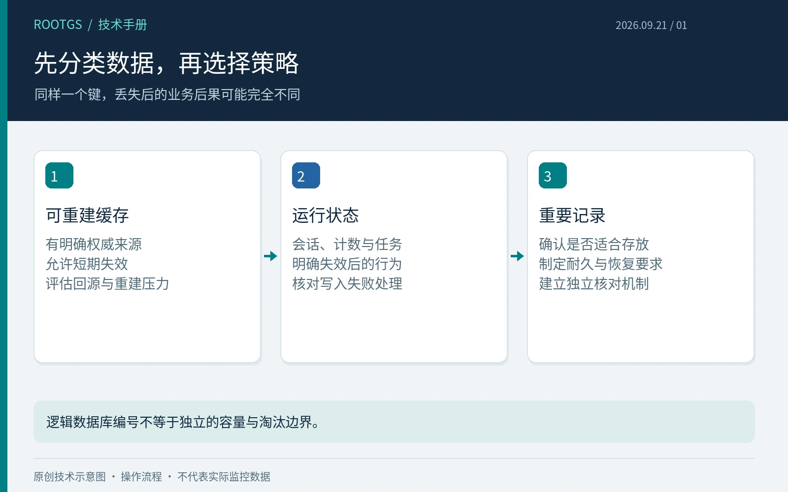 先分类数据,再选择策略:同样一个键,丢失后的业务后果可能完全不同